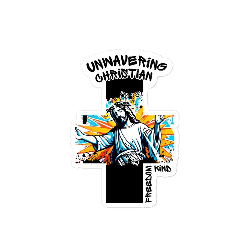 Unwavering Christian | Bubble-free Stickers - Image #3