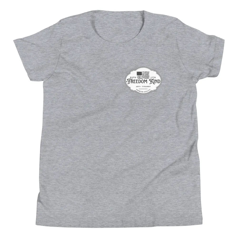 Anti-Tyranny 'Premium Quality' Youth Short Sleeve T-Shirt | Freedom Kind Apparel - Image #24
