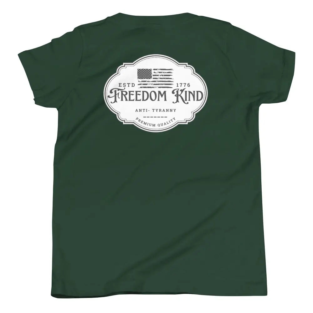 Anti-Tyranny 'Premium Quality' Youth Short Sleeve T-Shirt | Freedom Kind Apparel - Image #10