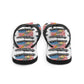 Free The Orange Herring American Flag | Freedom Kind Flip-Flops