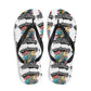 Free The Orange Herring Graffiti | Freedom Kind Flip-Flops