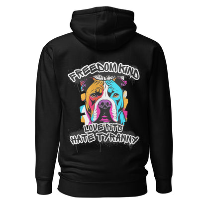 Love Pitbulls Hate Tyranny | Men's Hoodie