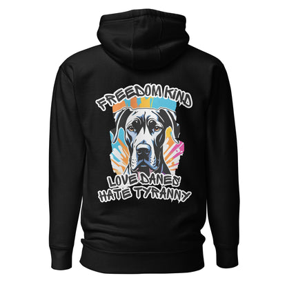 Love Danes Hate Tyranny | Men's Hoodie