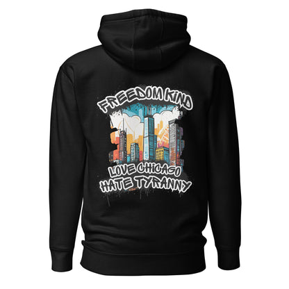Love Chicago,  Hate Tyranny | Men's Hoodie