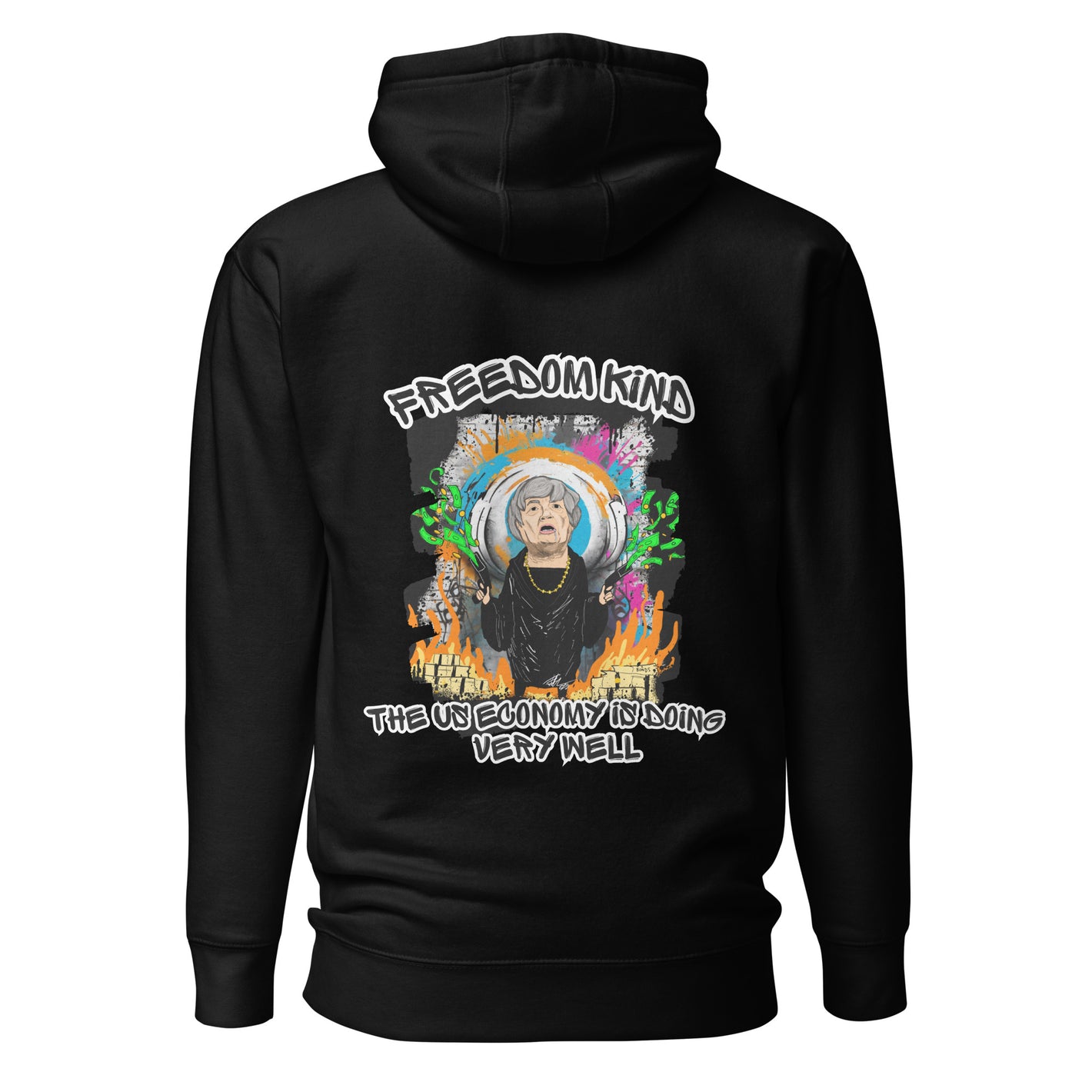 Janet Yellen - The US Economy Is Doing Very Well | Men's Hoodie