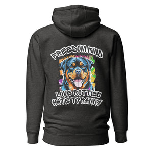 Love Rotties, Hate Tyranny | Men's Hoodie