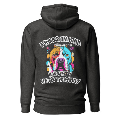 Love Pitbulls Hate Tyranny | Men's Hoodie