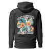 Anti - Tyranny Tropical Flower Hibiscus | Men's Hoodie - Charcoal Heather