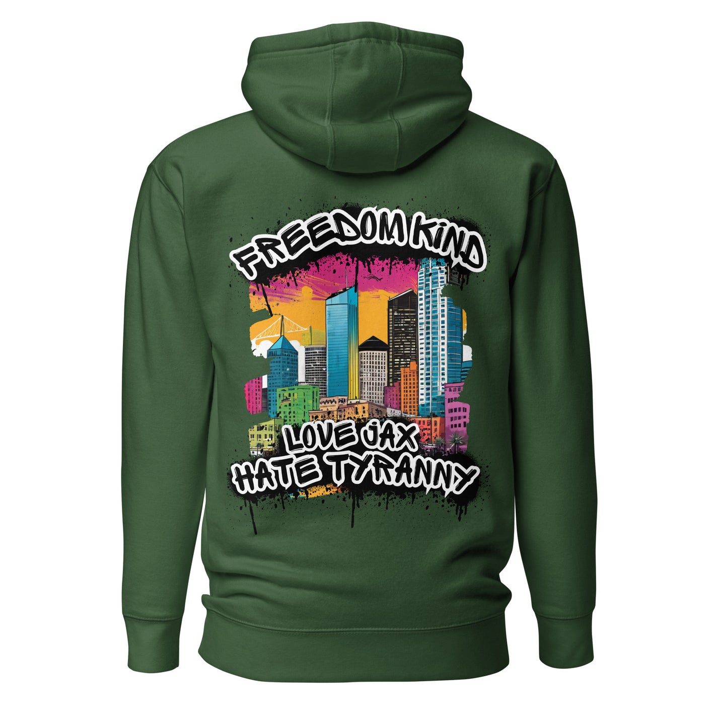 Love Jacksonville Florida,  Hate Tyranny | Men's Hoodie
