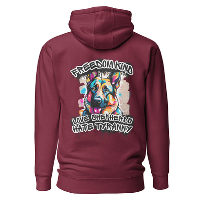 Love German Shepherds, Hate Tyranny | Men's Hoodie