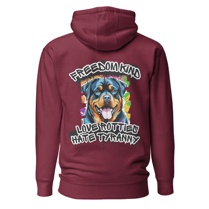 Love Rotties, Hate Tyranny | Men's Hoodie
