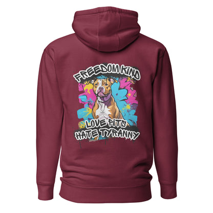 Love Pits, Hate Tyranny | Men's Hoodie