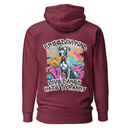 Love Danes, Hate Tyranny | Men's Hoodie