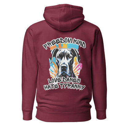 Love Danes Hate Tyranny | Men's Hoodie