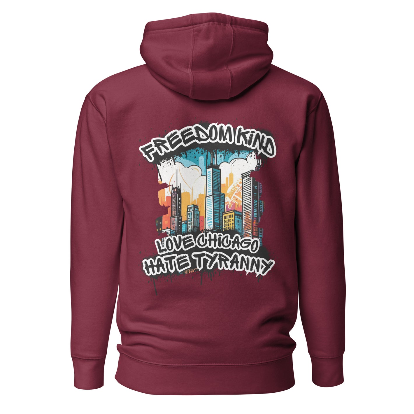 Love Chicago,  Hate Tyranny | Men's Hoodie