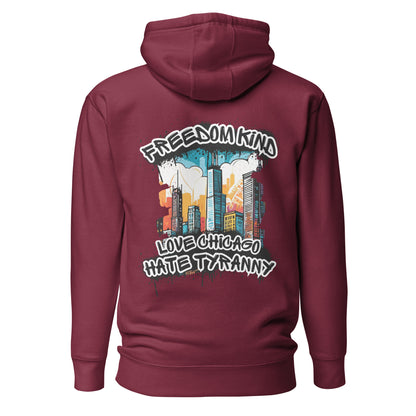 Love Chicago,  Hate Tyranny | Men's Hoodie