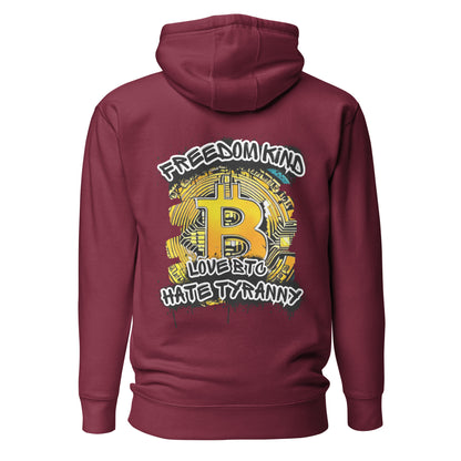 Love BTC Hate Tyranny | Men's Hoodie