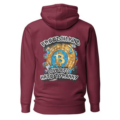 Love BTC Hate Tyranny | Men's Hoodie