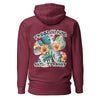 Anti - Tyranny Tropical Flower Hibiscus | Men's Hoodie - Maroon