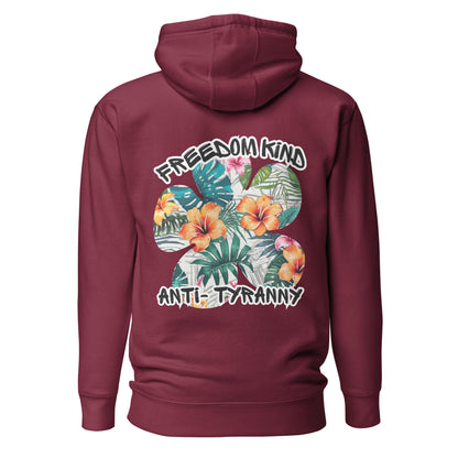 Anti - Tyranny Tropical Flower Hibiscus | Men's Hoodie