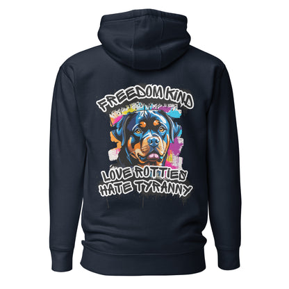 Love Rotties, Hate Tyranny | Men's Hoodie