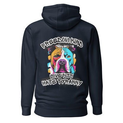 Love Pitbulls Hate Tyranny | Men's Hoodie