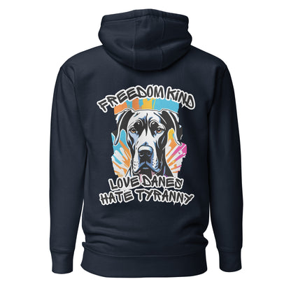 Love Danes Hate Tyranny | Men's Hoodie