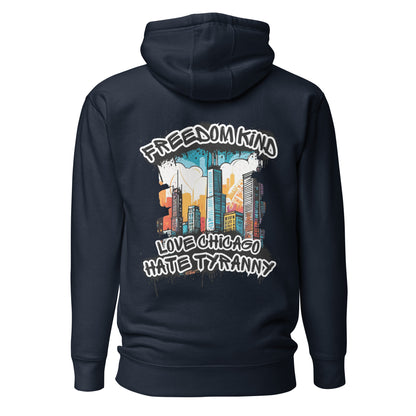 Love Chicago,  Hate Tyranny | Men's Hoodie