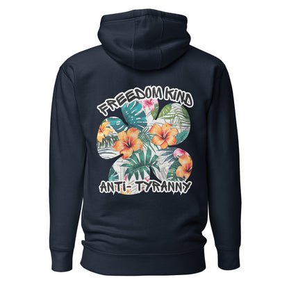 Anti - Tyranny Tropical Flower Hibiscus | Men's Hoodie