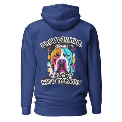 Love Pitbulls Hate Tyranny | Men's Hoodie