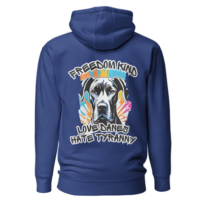 Love Danes Hate Tyranny | Men's Hoodie