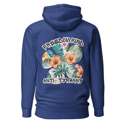 Anti - Tyranny Tropical Flower Hibiscus | Men's Hoodie