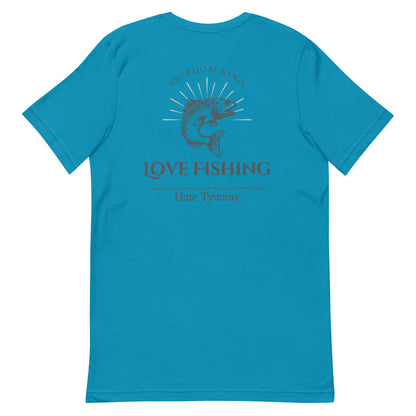 Love Fishing Hate Tyranny | Men's T-shirt