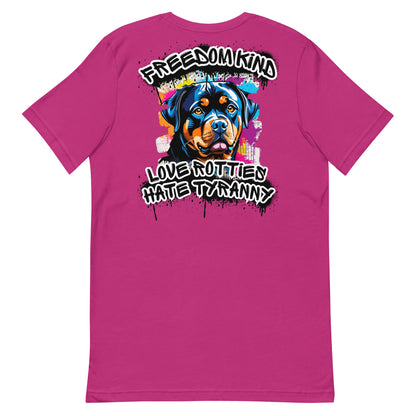 Love Rotties, Hate Tyranny | Men's T-shirt