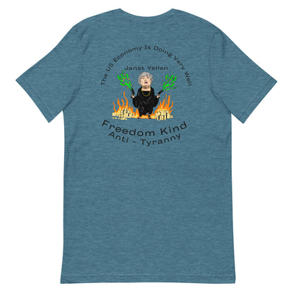 The US Economy Is Doing Very Well." - Janet Yellen | Men's T-shirt