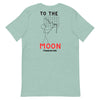 TO THE MOON | Men's T-shirt - Heather Prism Dusty Blue