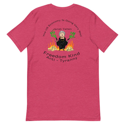 The US Economy Is Doing Very Well." - Janet Yellen | Men's T-shirt