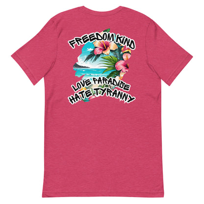 Love Paradise, Hate Tyranny | Men's T-shirt