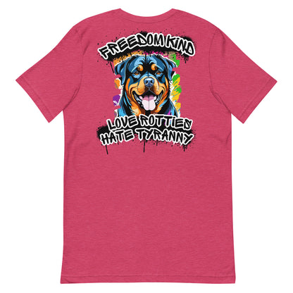 Love Rotties, Hate Tyranny | Men's T-shirt