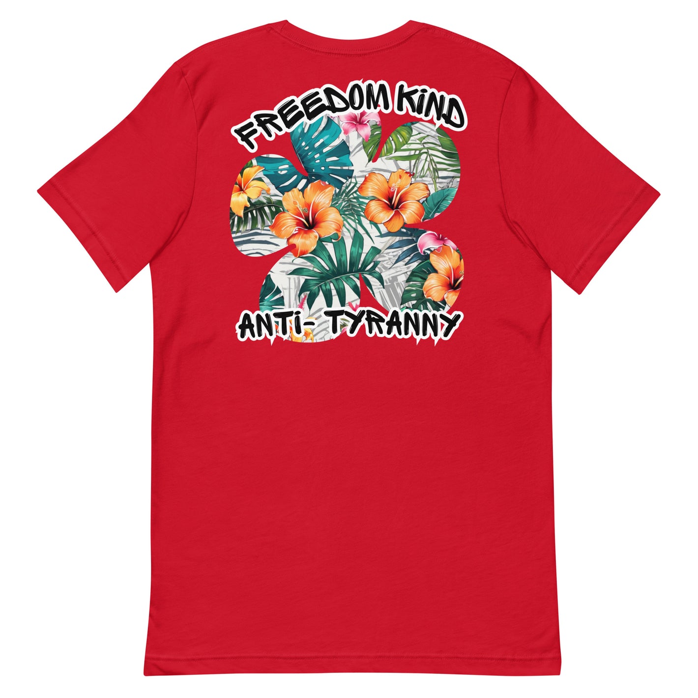 Freedom Kind Tropical Hibiscus | Men's T-Shirt
