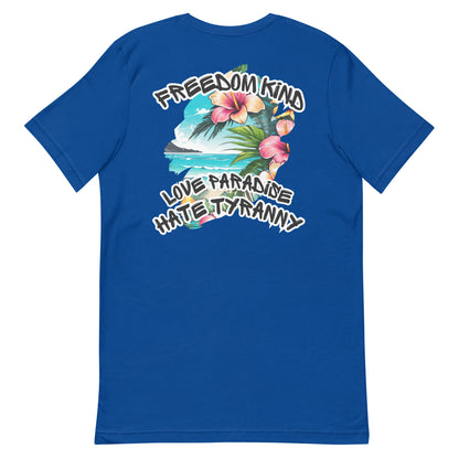 Love Paradise, Hate Tyranny | Men's T-shirt