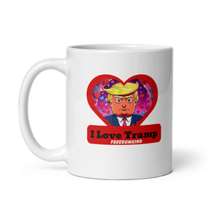 I love Trump 1 | White glossy mug