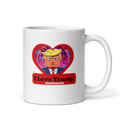 I love Trump 1 | White glossy mug