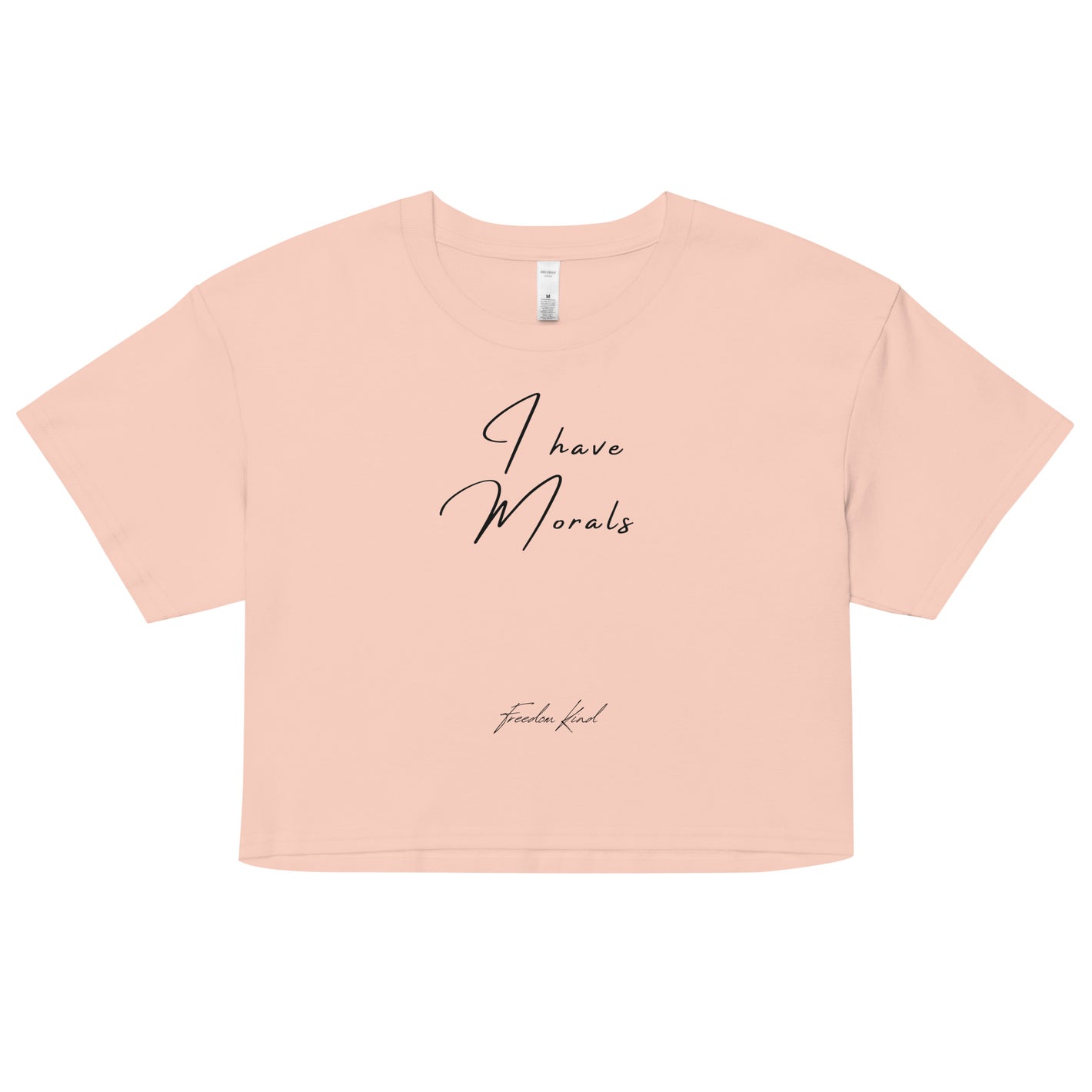 I Have Morals 01 | Women’s crop top