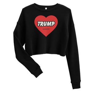 Love Trump | Women's Crop Sweatshirt