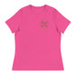 Anti-Tyranny Floral Logo | Women's Relaxed T-Shirt