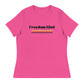 Anti - Tyranny Sunset Banner | Women's Relaxed T-Shirt