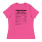 Freedom Kind Facts | Women's Relaxed T-Shirt