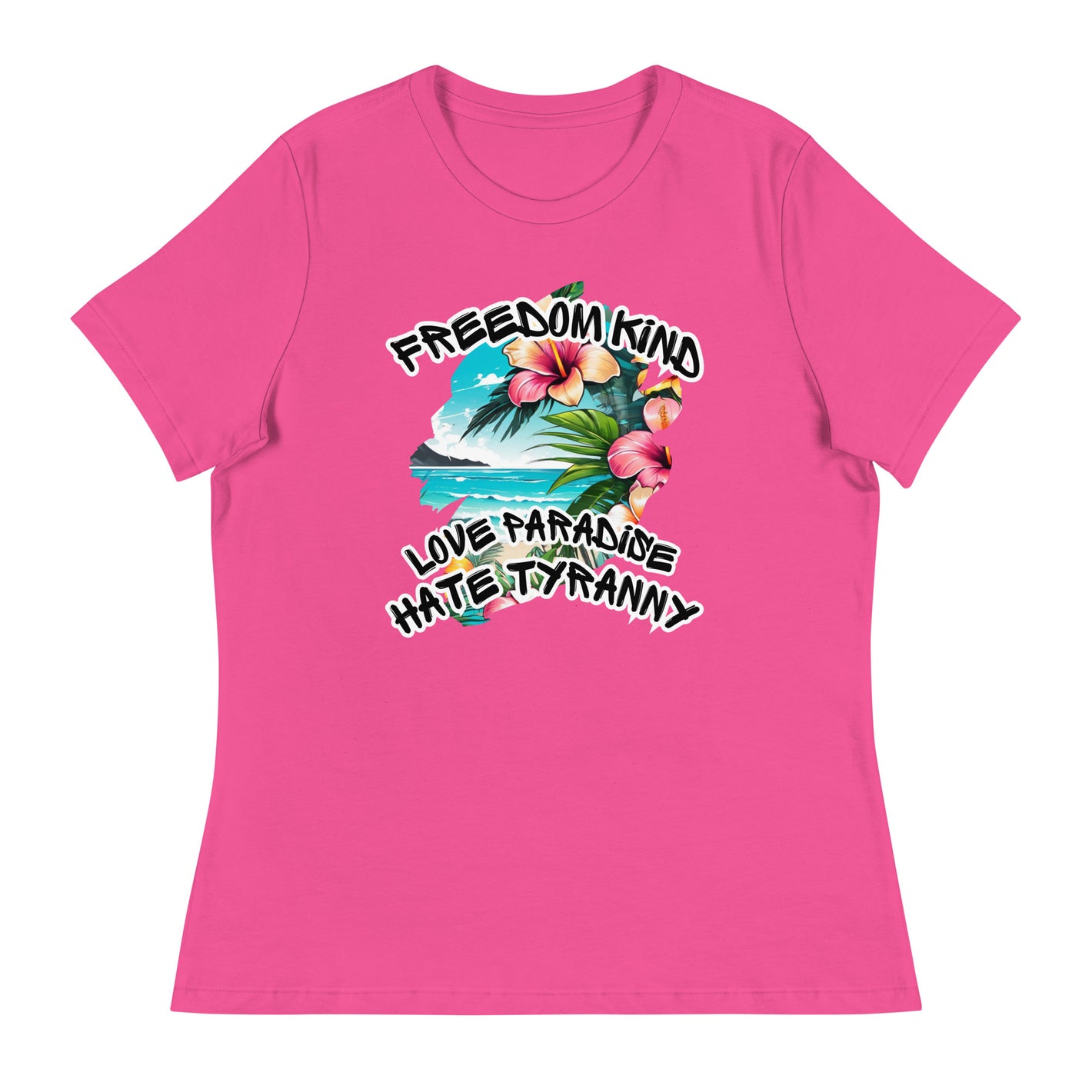 Love Paradise, Hate Tyranny | Women's Relaxed T-Shirt