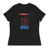 No WWIII T-shirt | Women's Relaxed T-Shirt - Black